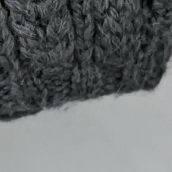 Ann Taylor Loft Womens Cardigan Sweater SZ S Wool Alpaca Blend Grey Cable Knit - Picture 4 of 9